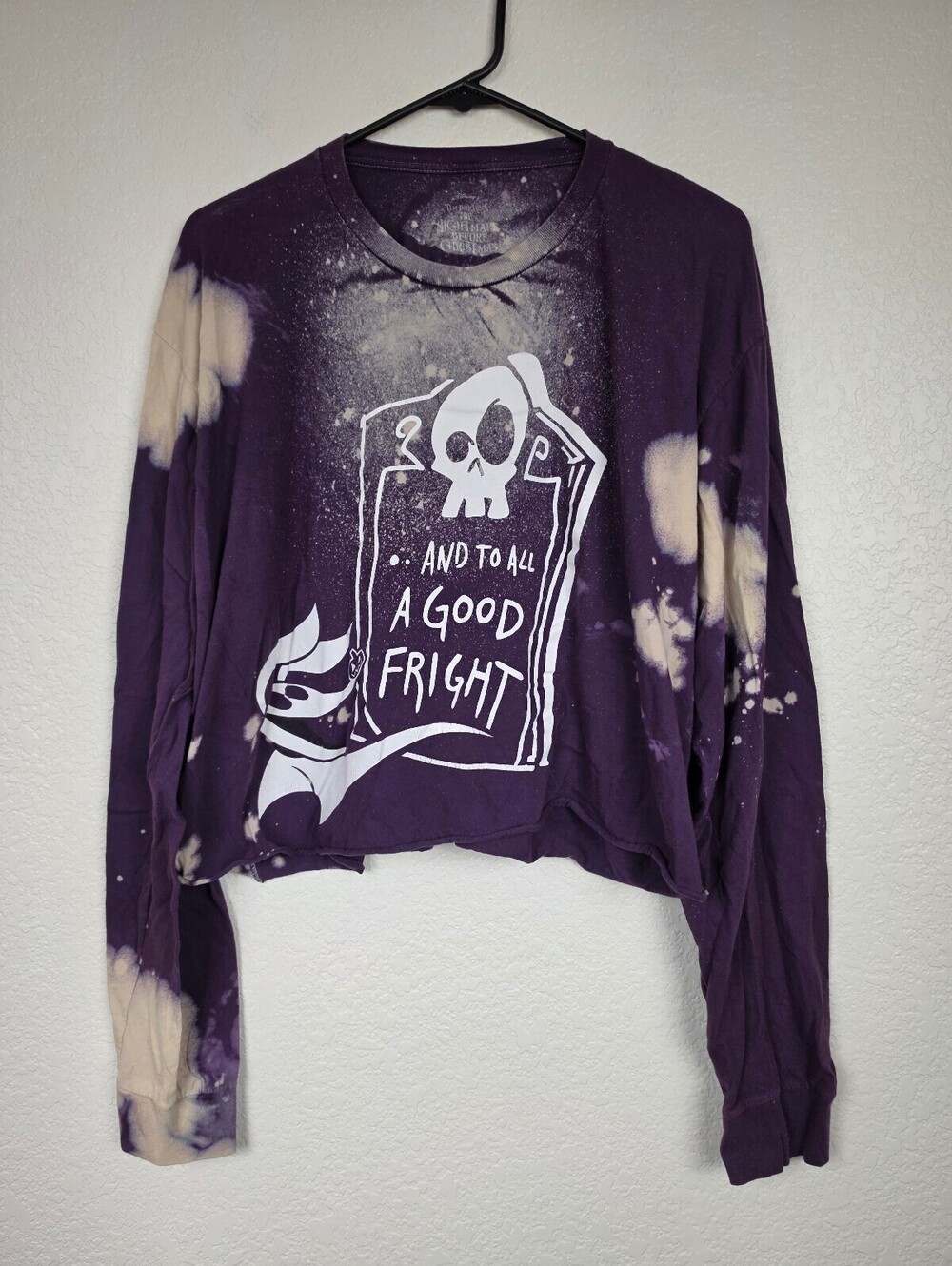 Disney The Nightmare Before Christmas Y2K Tie Dye Top XL